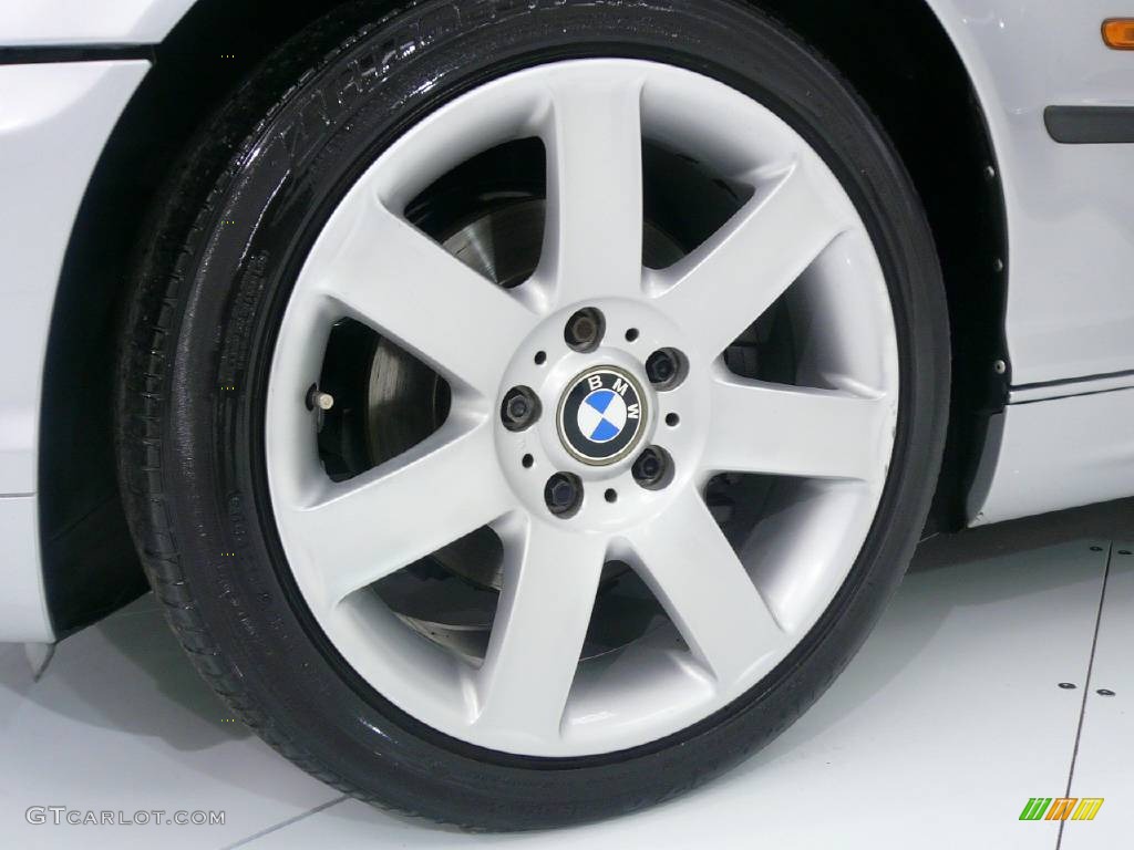 2001 3 Series 325i Sedan - Titanium Silver Metallic / Black photo #9