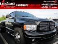 Black 2005 Dodge Ram 3500 Laramie Quad Cab Dually