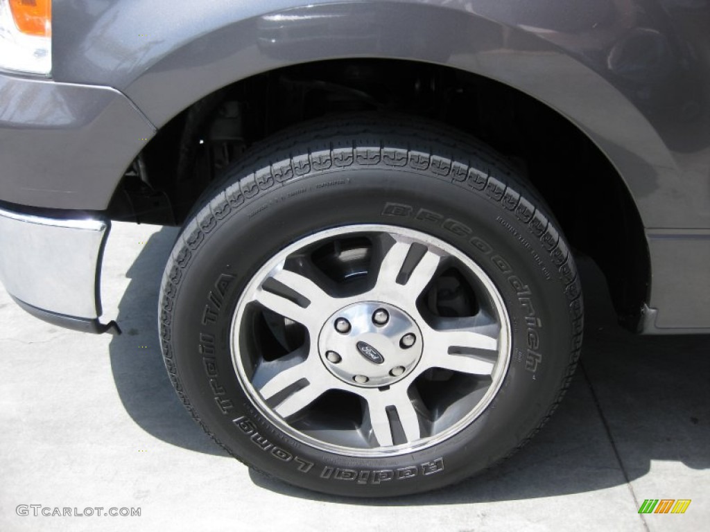 2005 F150 XLT SuperCab - Dark Shadow Grey Metallic / Medium Flint/Dark Flint Grey photo #23