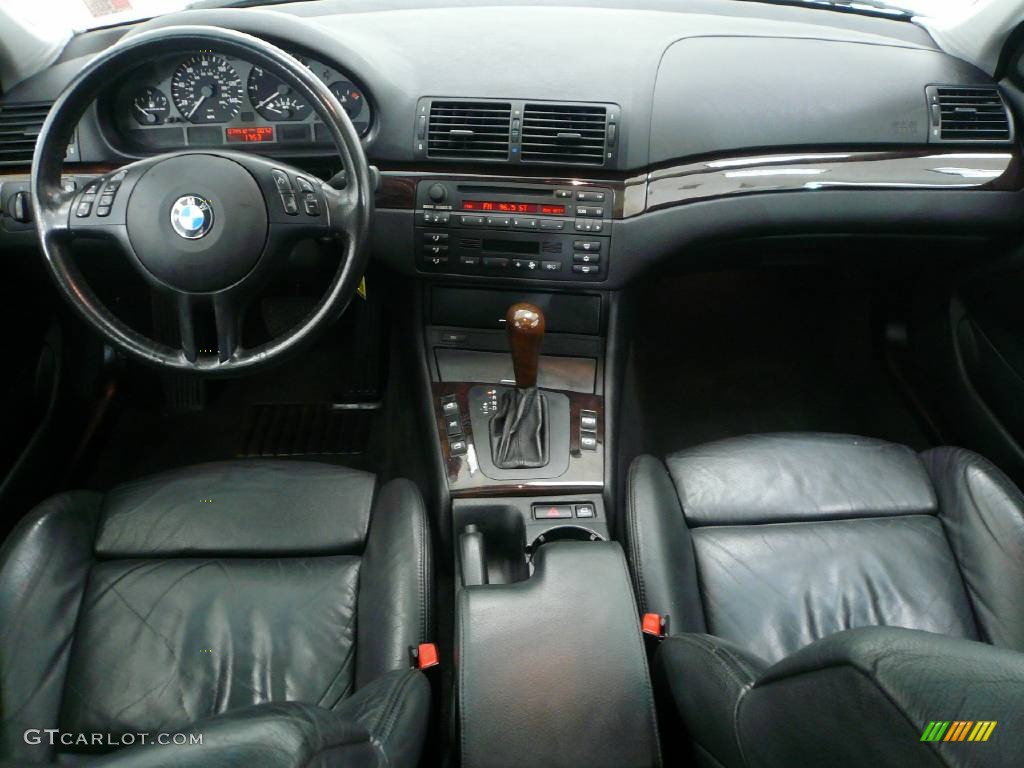 2001 3 Series 325i Sedan - Titanium Silver Metallic / Black photo #15