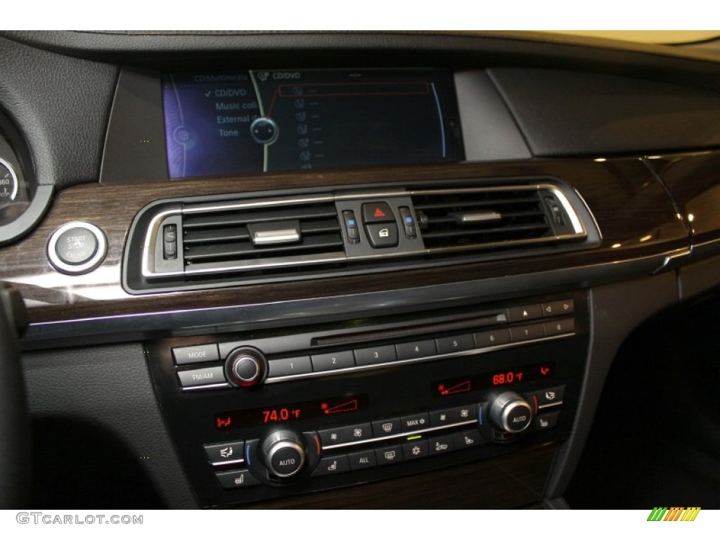 2009 7 Series 750Li Sedan - Milano Beige Metallic / Black Nappa Leather photo #18