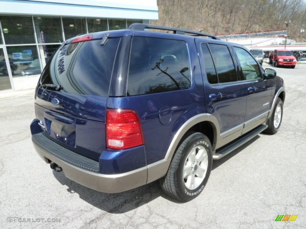 2004 Explorer Eddie Bauer 4x4 - Dark Blue Pearl Metallic / Medium Parchment photo #2