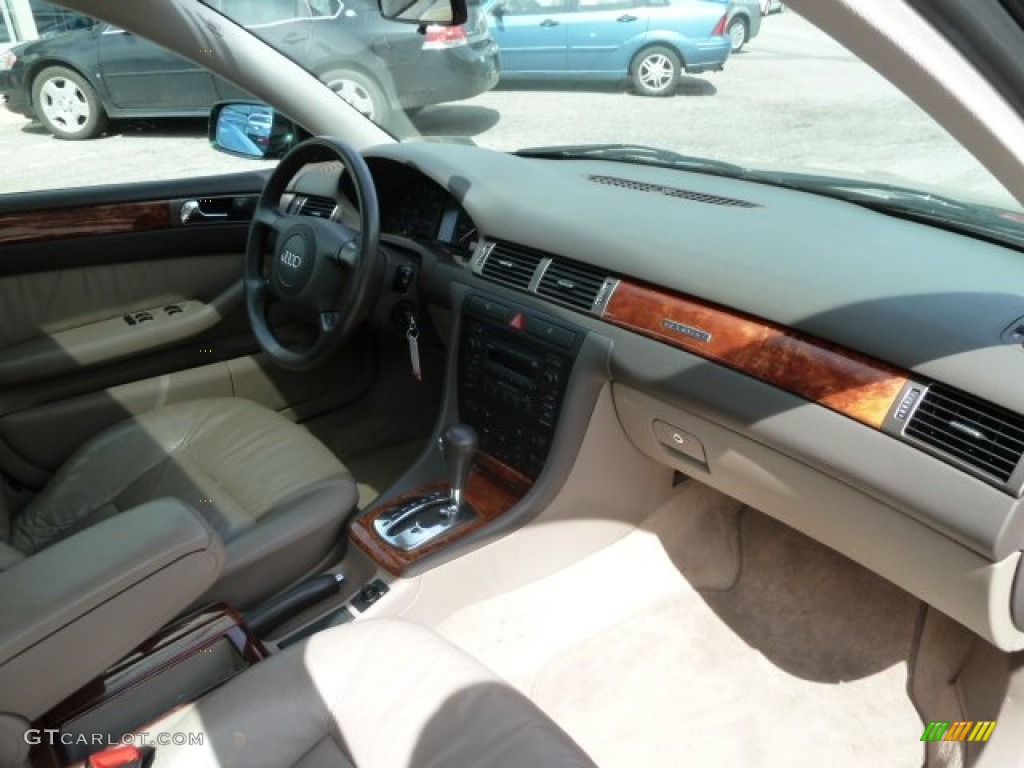 2000 A6 2.8 quattro Sedan - Racing Green Pearl / Melange photo #12