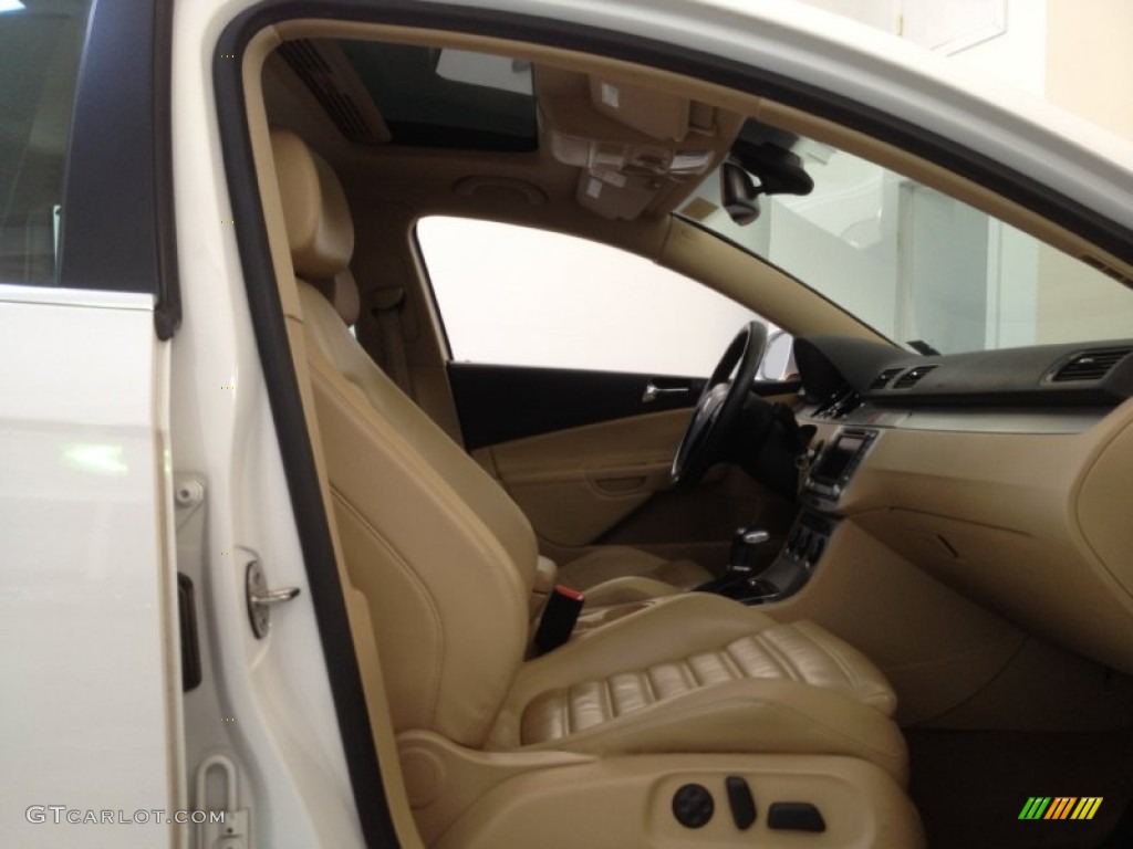 Pure Beige Interior 2008 Volkswagen Passat VR6 4Motion Wagon Photo #63452222
