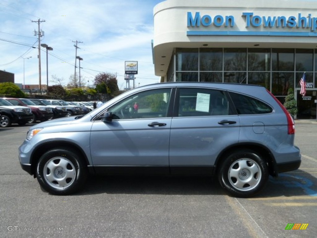 2011 CR-V LX 4WD - Glacier Blue Metallic / Gray photo #2