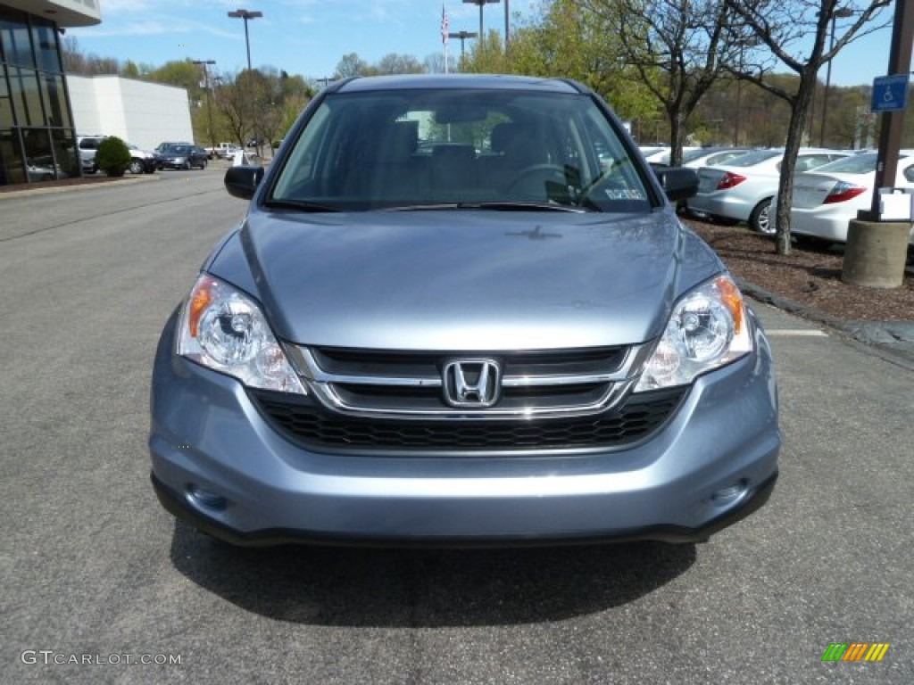 2011 CR-V LX 4WD - Glacier Blue Metallic / Gray photo #8