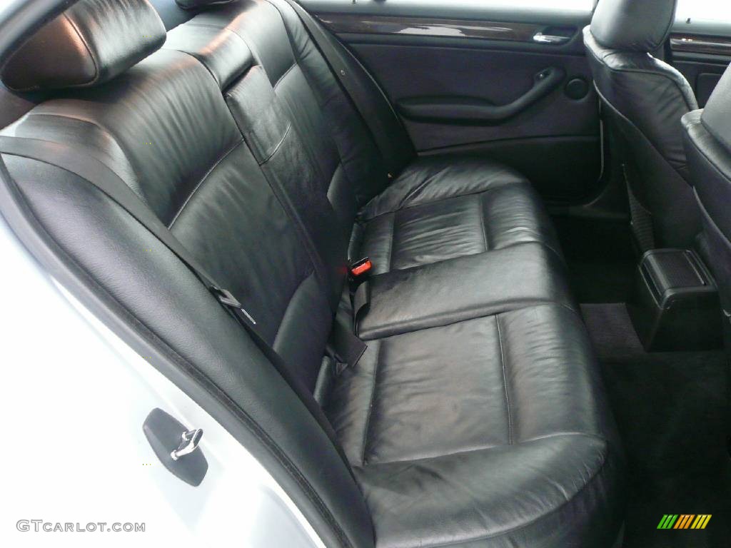 2001 3 Series 325i Sedan - Titanium Silver Metallic / Black photo #18