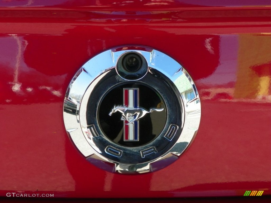 2006 Mustang V6 Premium Convertible - Redfire Metallic / Light Parchment photo #12