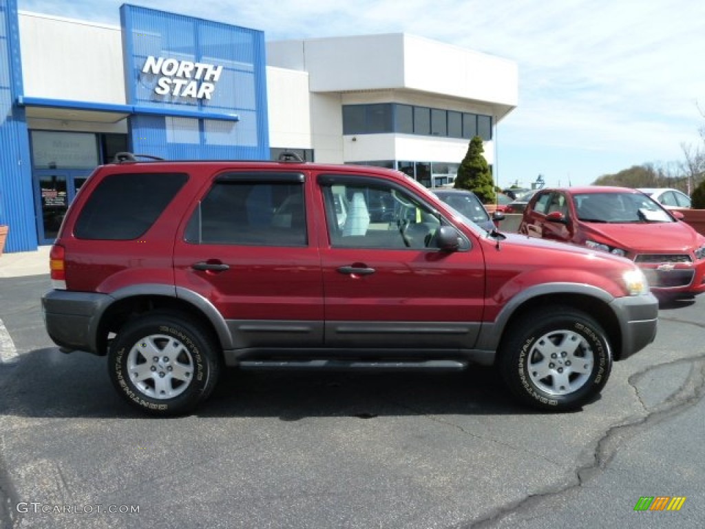 2006 Escape XLT V6 4WD - Redfire Metallic / Medium/Dark Flint photo #2