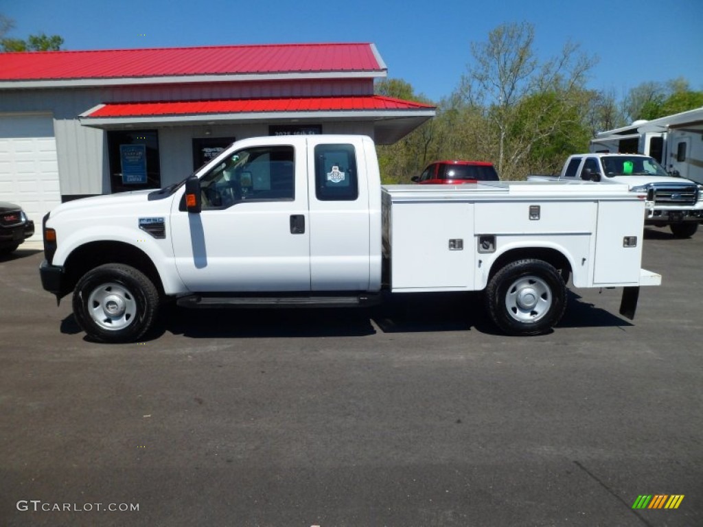 Oxford White 2008 Ford F250 Super Duty XL SuperCab 4x4 Exterior Photo #63454711