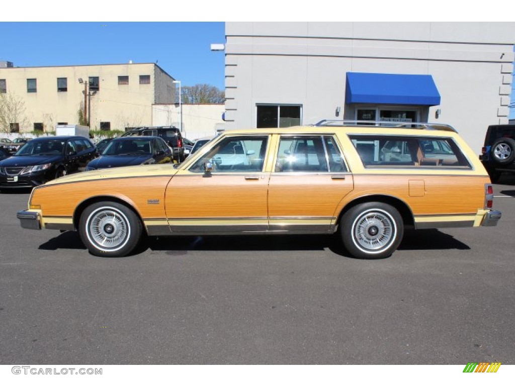 1980 LeSabre Estate Wagon - Yellow / Tan photo #8