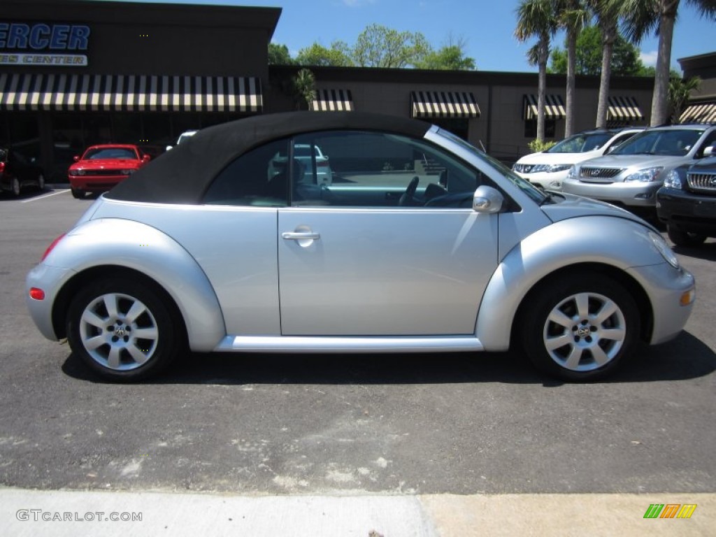 Reflex Silver Metallic 2003 Volkswagen New Beetle GLS 1.8T Convertible Exterior Photo #63456940