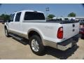 2010 White Platinum Tri-Coat Ford F250 Super Duty Lariat Crew Cab 4x4  photo #3