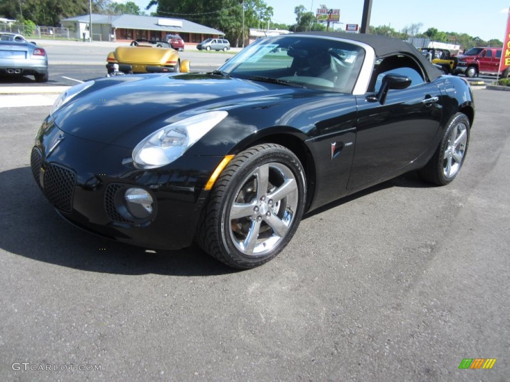 Mysterious Black 2007 Pontiac Solstice GXP Roadster Exterior Photo #63457985