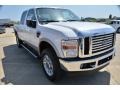 2010 White Platinum Tri-Coat Ford F250 Super Duty Lariat Crew Cab 4x4  photo #14