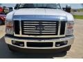 2010 White Platinum Tri-Coat Ford F250 Super Duty Lariat Crew Cab 4x4  photo #17