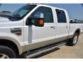 White Platinum Tri-Coat - F250 Super Duty Lariat Crew Cab 4x4 Photo No. 18