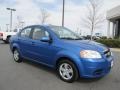Bright Blue 2010 Chevrolet Aveo LS Sedan