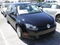 2012 Black Volkswagen Golf 4 Door  photo #2