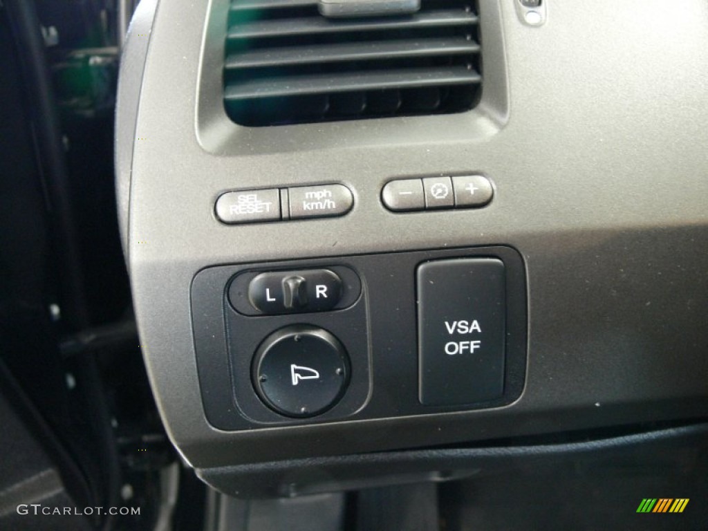 2009 Civic EX-L Coupe - Crystal Black Pearl / Black photo #17