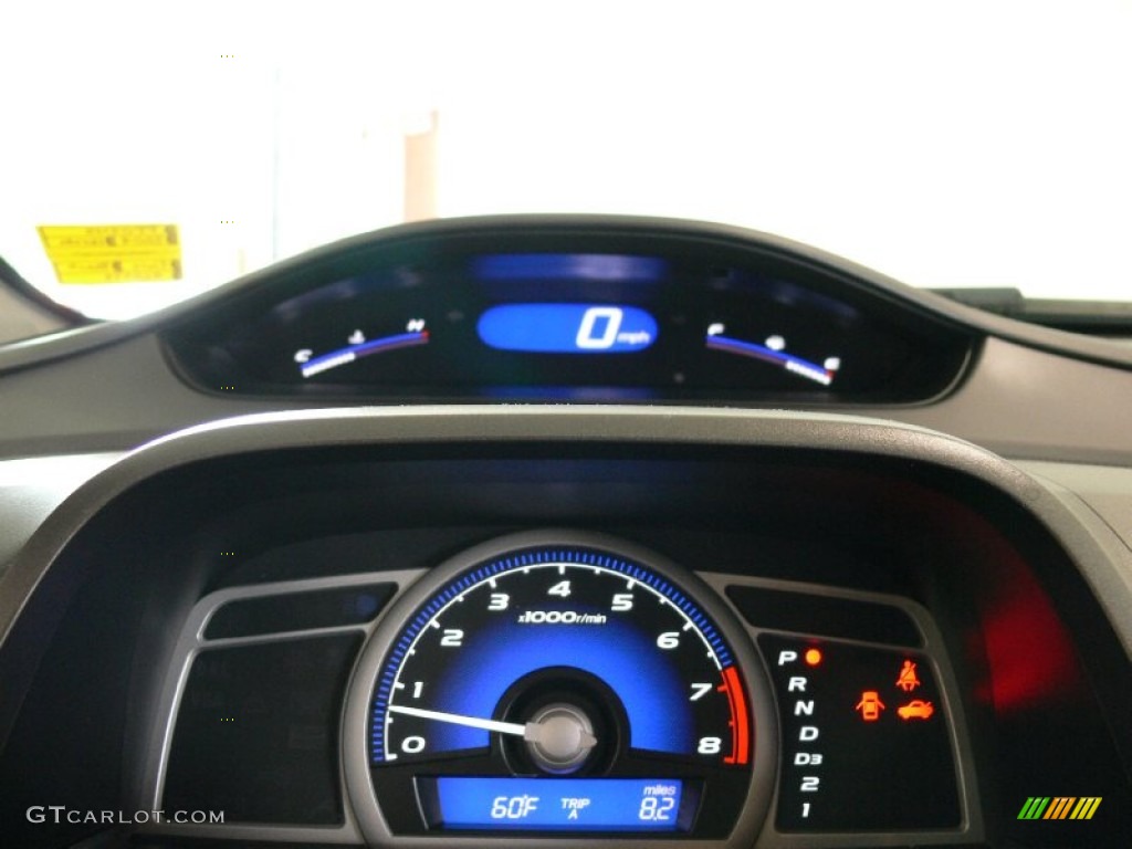 2009 Civic EX-L Coupe - Crystal Black Pearl / Black photo #18