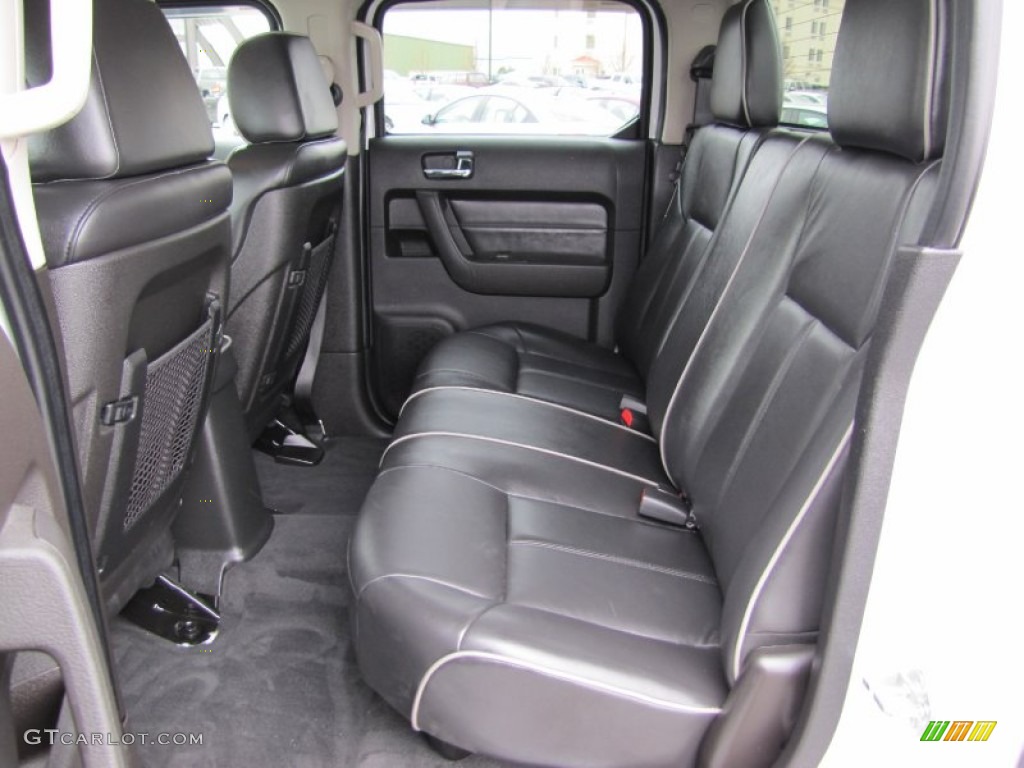 Ebony/Pewter Interior 2009 Hummer H3 T Alpha Photo #63462868