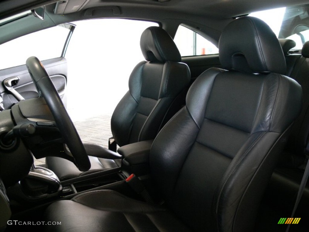 2009 Civic EX-L Coupe - Crystal Black Pearl / Black photo #23