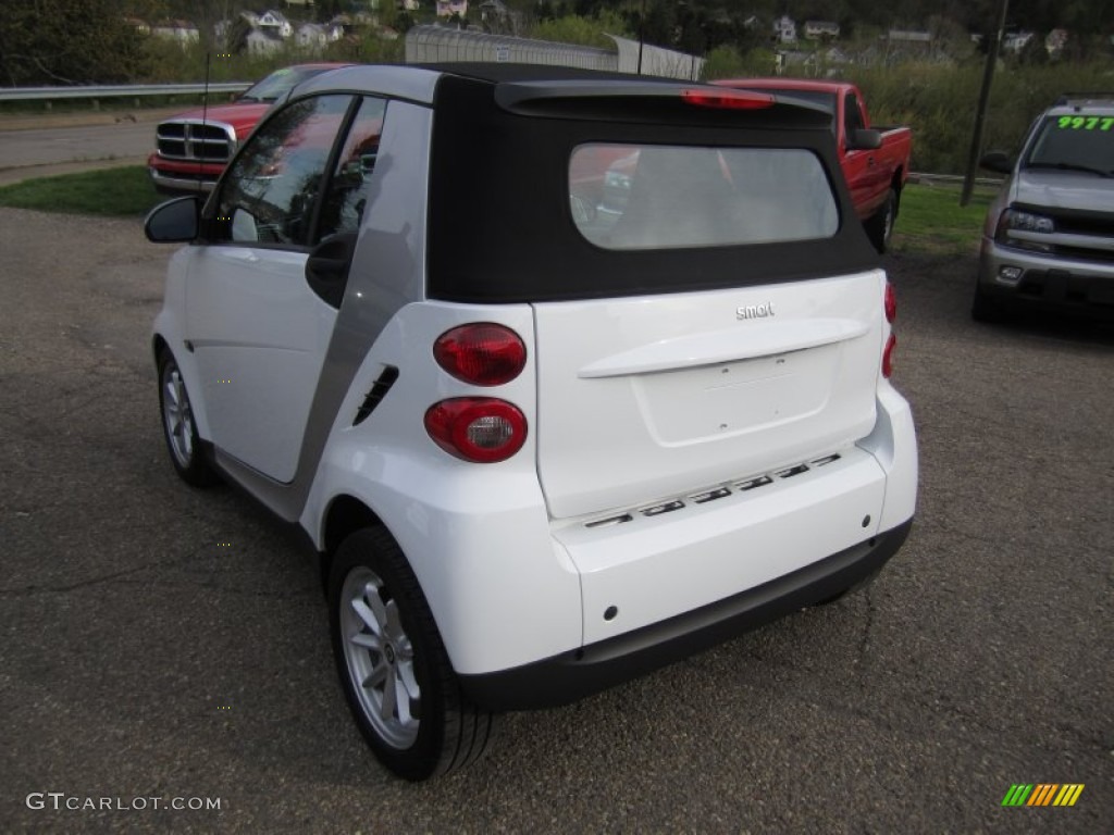 Crystal White 2009 Smart fortwo passion cabriolet Exterior Photo #63463850