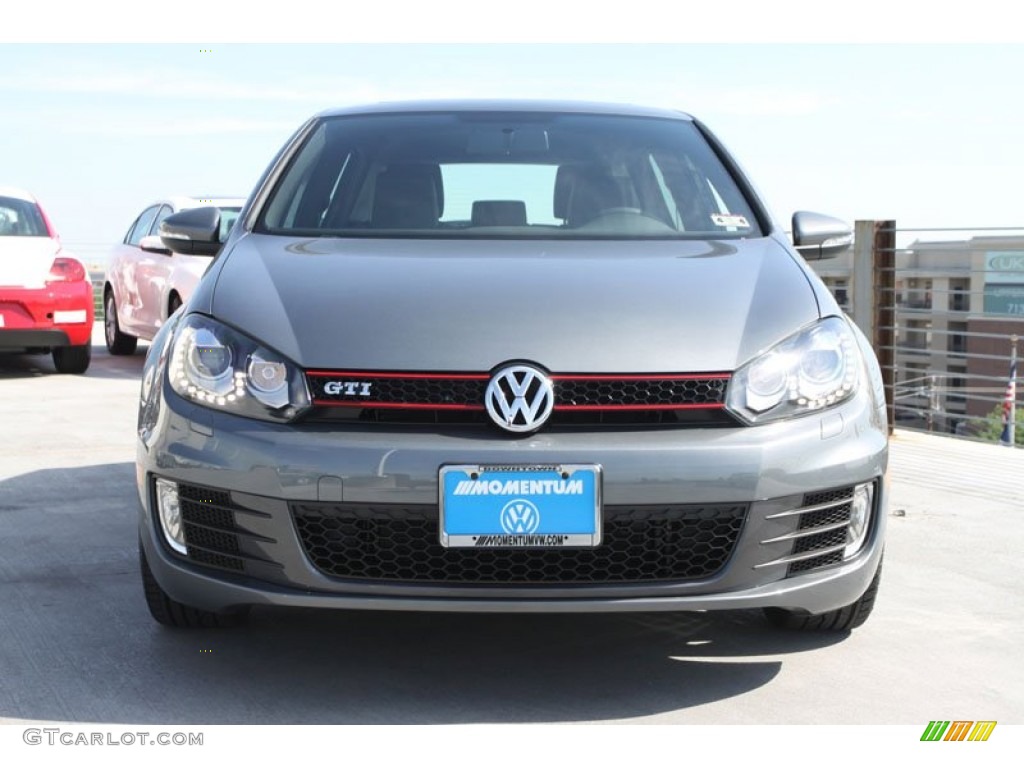 2012 GTI 4 Door Autobahn Edition - United Gray Metallic / Titan Black photo #2