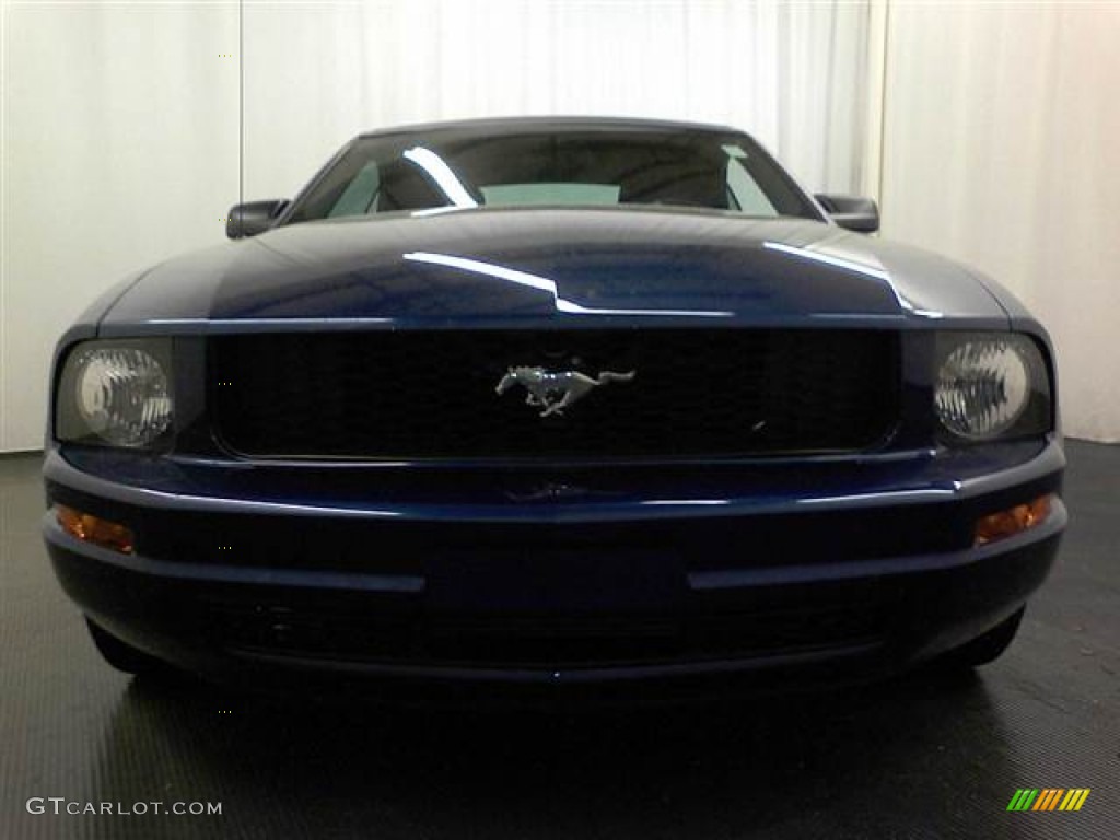 2009 Mustang V6 Convertible - Vista Blue Metallic / Dark Charcoal photo #2