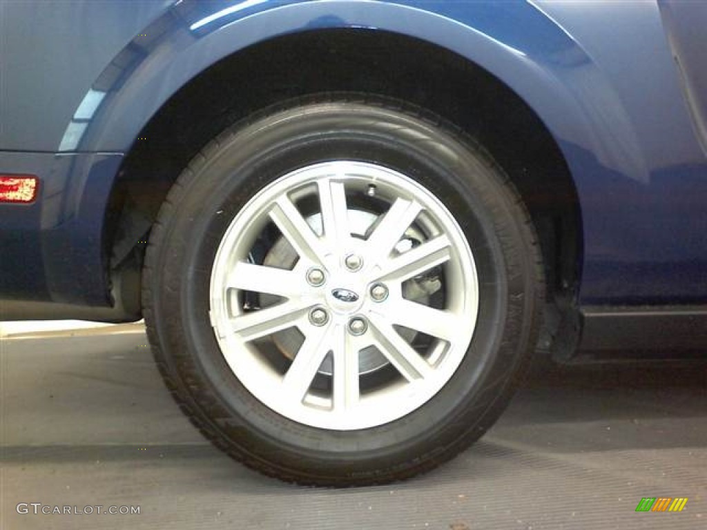 2009 Mustang V6 Convertible - Vista Blue Metallic / Dark Charcoal photo #3