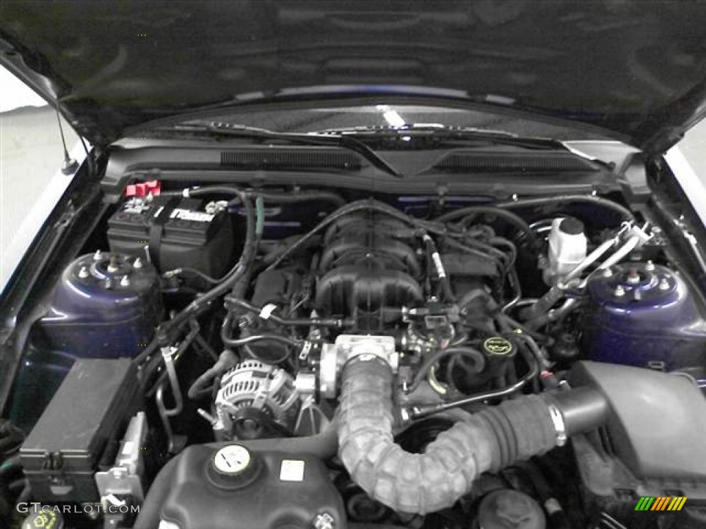 2009 Mustang V6 Convertible - Vista Blue Metallic / Dark Charcoal photo #19