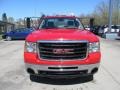 Fire Red - Sierra 3500HD Work Truck Regular Cab Dually Chassis Photo No. 6
