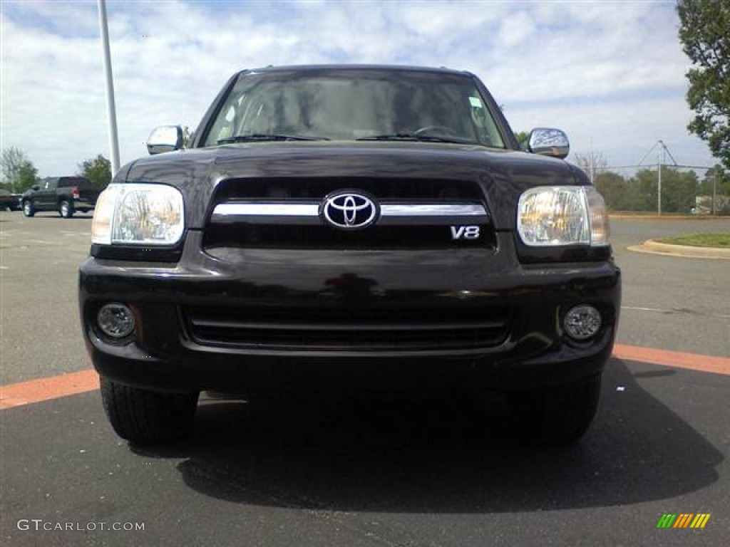 2007 Sequoia Limited - Black / Light Charcoal photo #2