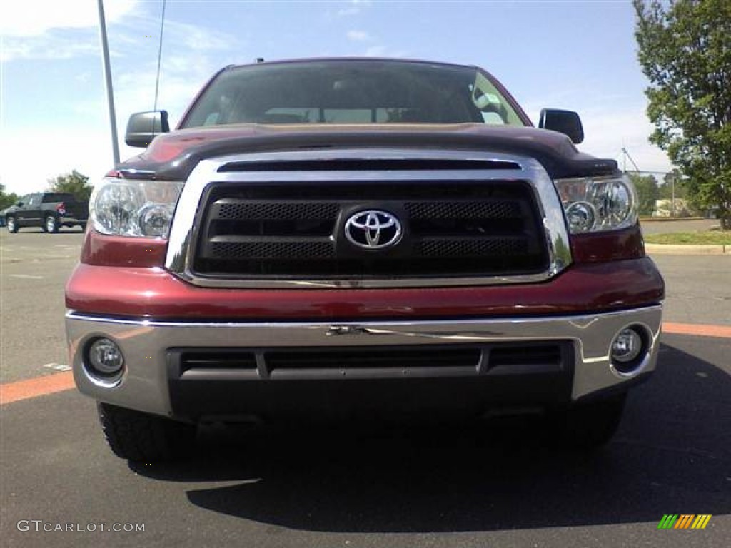 2010 Tundra TRD Double Cab - Salsa Red Pearl / Sand Beige photo #2