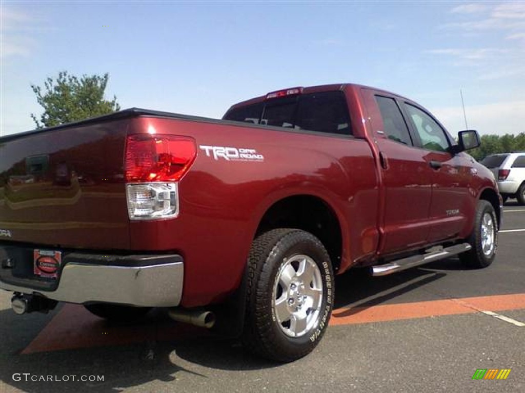 2010 Tundra TRD Double Cab - Salsa Red Pearl / Sand Beige photo #17