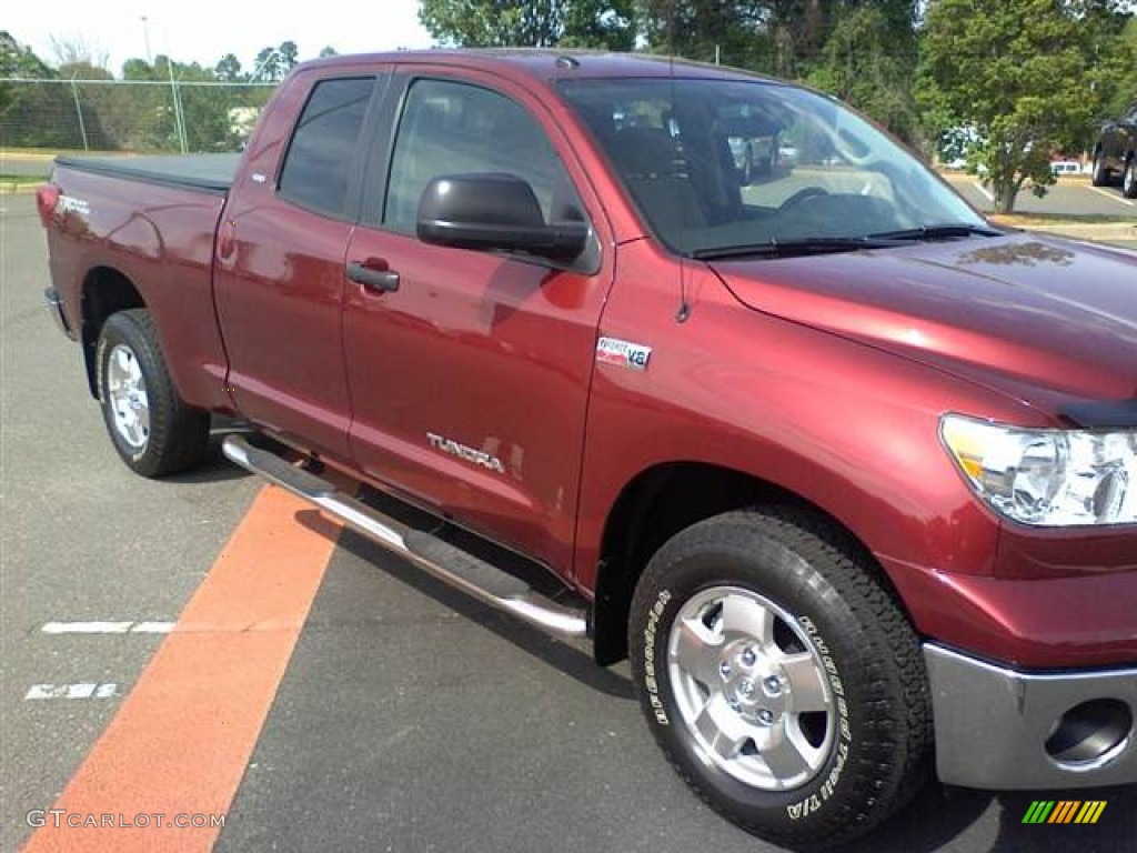 2010 Tundra TRD Double Cab - Salsa Red Pearl / Sand Beige photo #21