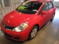 2010 Red Alert Nissan Versa 1.8 S Hatchback  photo #2