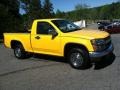 2007 Yellow Chevrolet Colorado Work Truck Regular Cab  photo #1