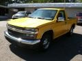 2007 Yellow Chevrolet Colorado Work Truck Regular Cab  photo #7