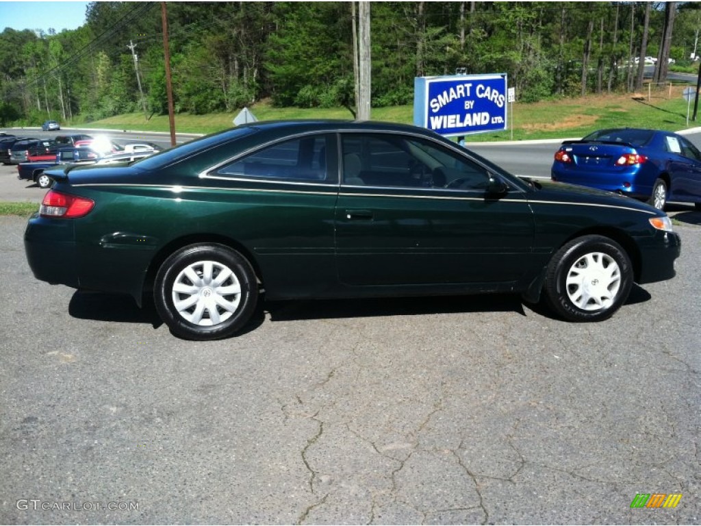 2000 Solara SE Coupe - Fairway Green Pearl / Ivory photo #2