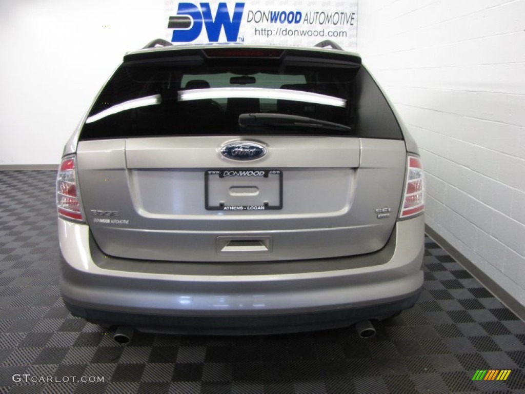 2008 Edge SEL AWD - Vapor Silver Metallic / Medium Light Stone photo #8