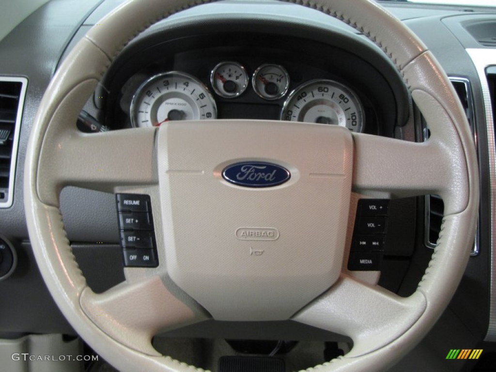 2008 Edge SEL AWD - Vapor Silver Metallic / Medium Light Stone photo #9