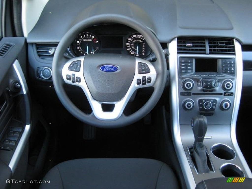 2013 Ford Edge SE AWD Charcoal Black Dashboard Photo #63469692