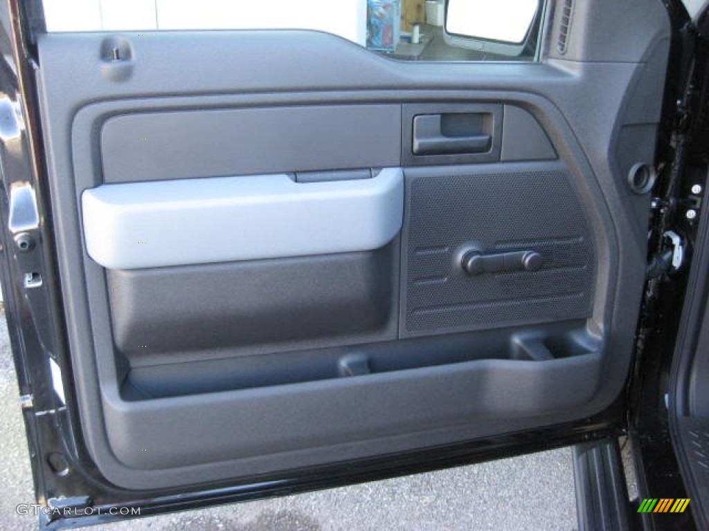 2012 Ford F150 XL Regular Cab 4x4 Steel Gray Door Panel Photo #63470795