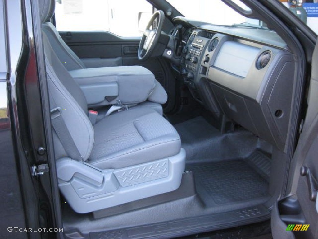 Steel Gray Interior 2012 Ford F150 XL Regular Cab 4x4 Photo #63470803