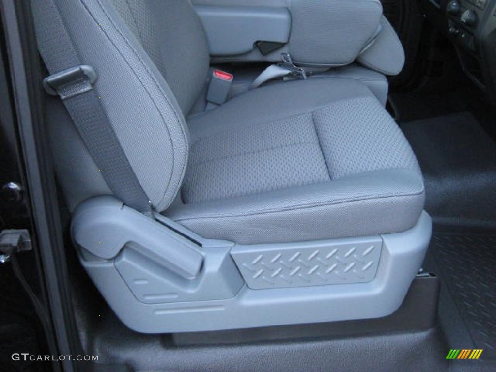 Steel Gray Interior 2012 Ford F150 XL Regular Cab 4x4 Photo #63470810