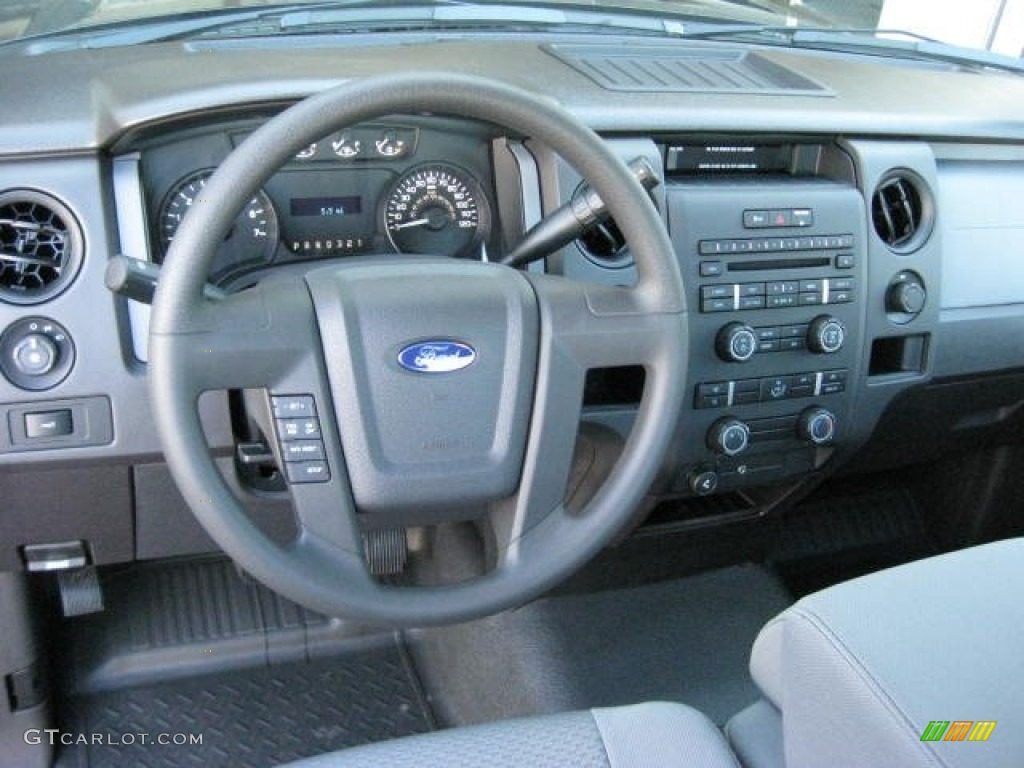 2012 Ford F150 XL Regular Cab 4x4 Steel Gray Dashboard Photo #63470827