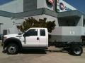 Oxford White - F550 Super Duty XL Supercab 4x4 Commercial Utility Photo No. 1