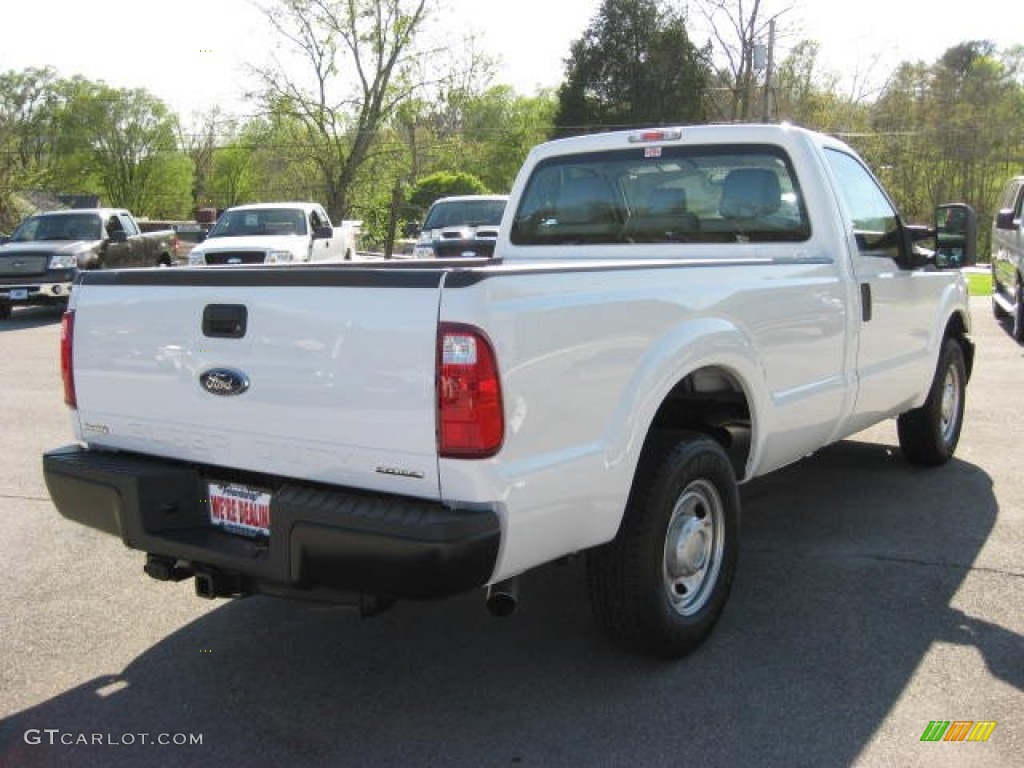 2012 F250 Super Duty XL Regular Cab - Oxford White / Steel photo #6